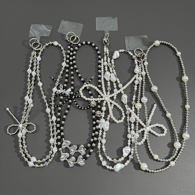 Unisex Lanyard med Perlebesætning og Justerbar Længde 1