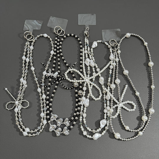 Unisex Lanyard med Perlebesætning og Justerbar Længde 1