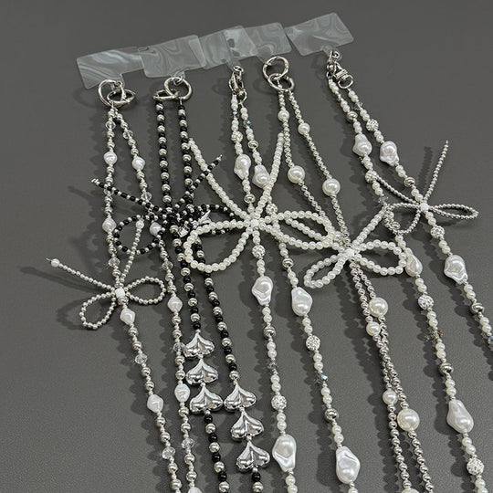 Unisex Lanyard med Perlebesætning og Justerbar Længde 2