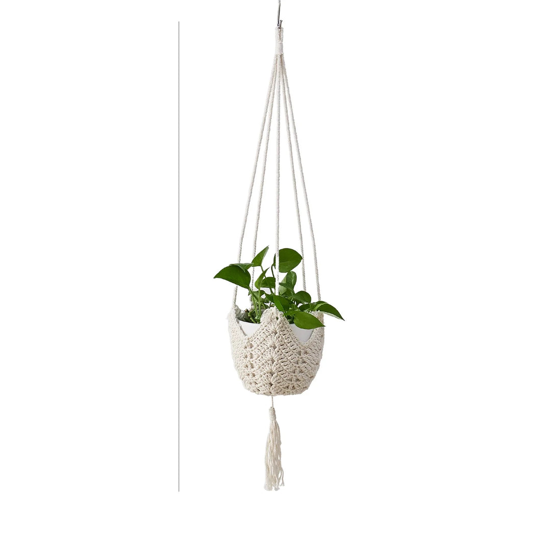 Unisex Macramé Planteophæng Boheme Stil 0