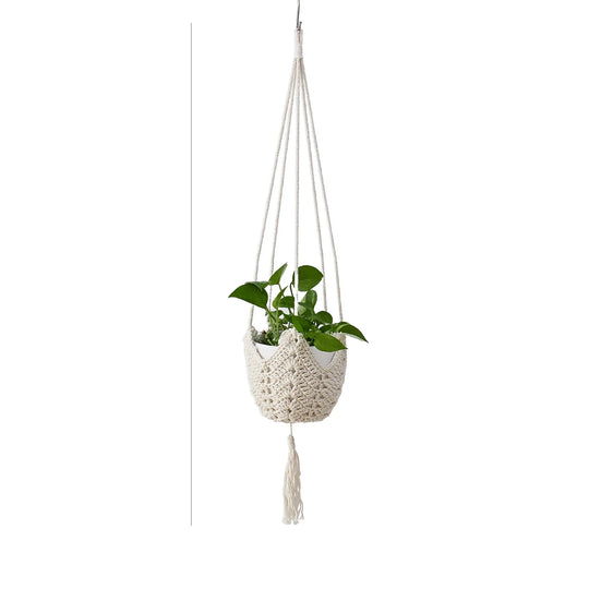 Unisex Macramé Planteophæng Boheme Stil 0