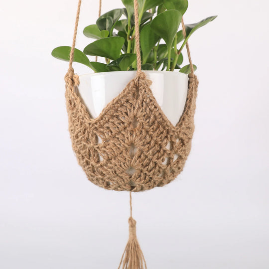 Unisex Macramé Planteophæng Boheme Stil 3