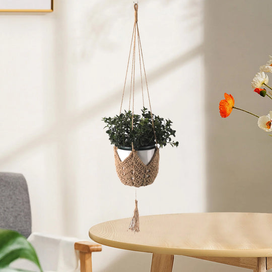 Unisex Macramé Planteophæng Boheme Stil 5