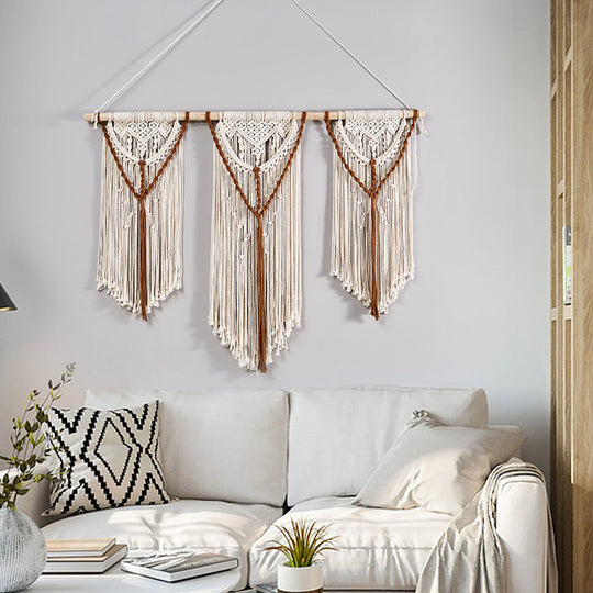 Unisex Macramé Vægophæng Boheme Stil 1