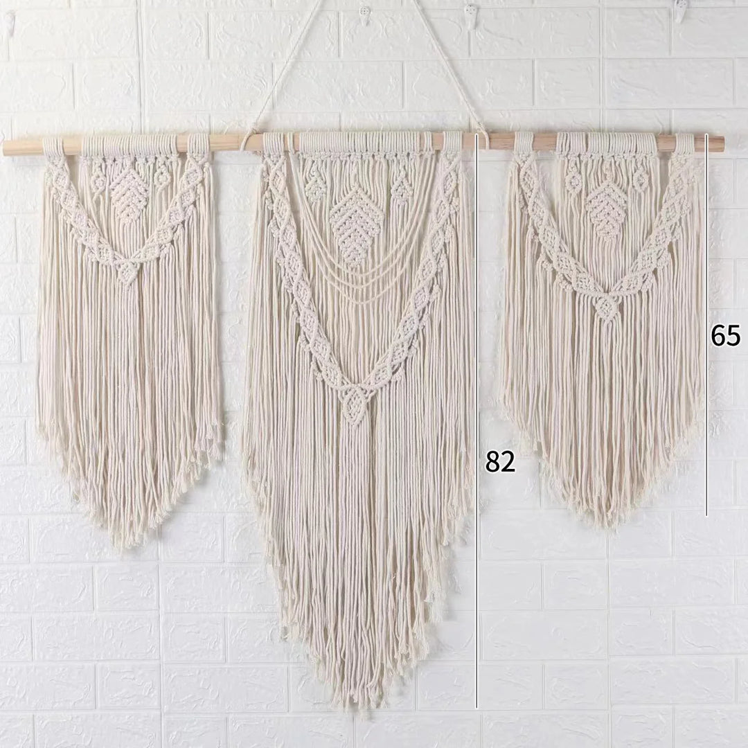 Unisex Macramé Vægophæng Boheme Stil 11