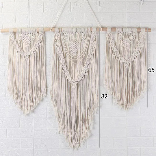 Unisex Macramé Vægophæng Boheme Stil 11