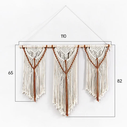 Unisex Macramé Vægophæng Boheme Stil 14
