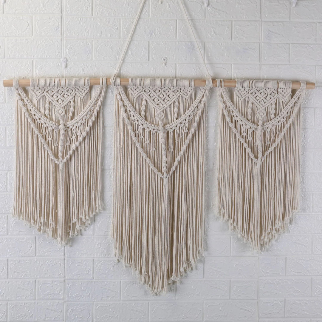 Unisex Macramé Vægophæng Boheme Stil 15