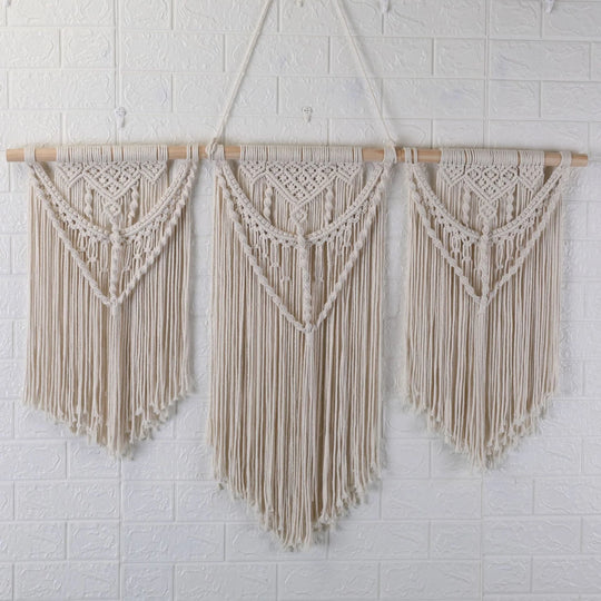 Unisex Macramé Vægophæng Boheme Stil 15