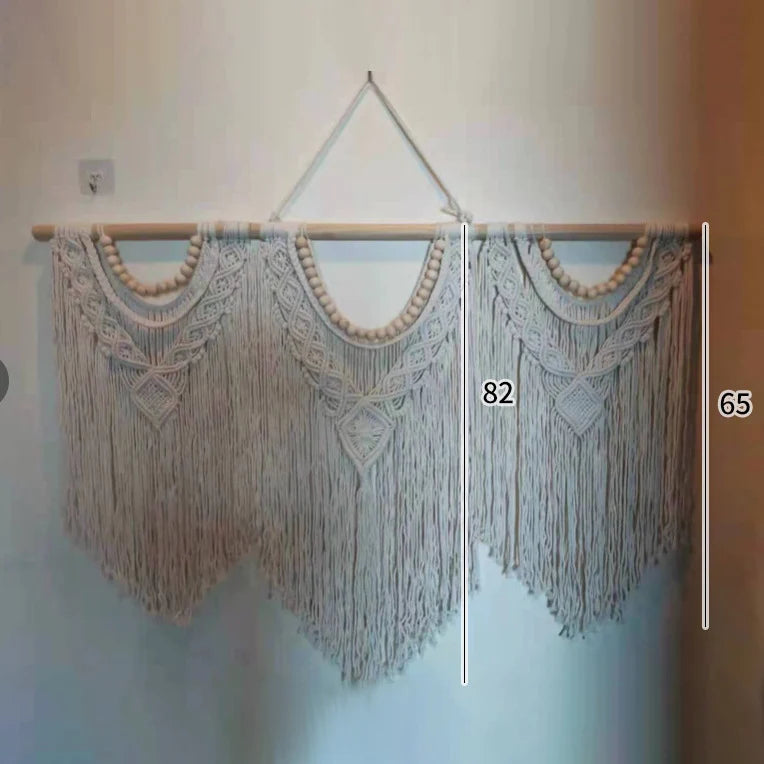 Unisex Macramé Vægophæng Boheme Stil 16