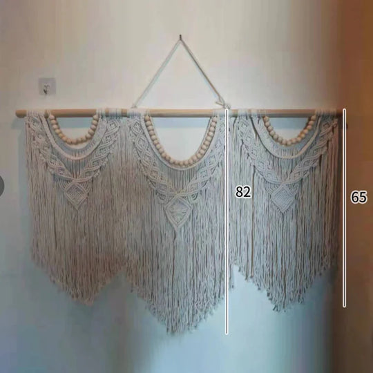 Unisex Macramé Vægophæng Boheme Stil 16