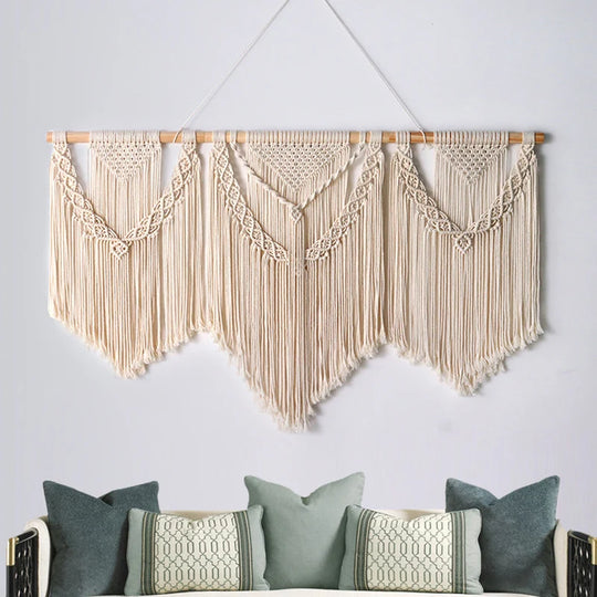 Unisex Macramé Vægophæng Boheme Stil 2