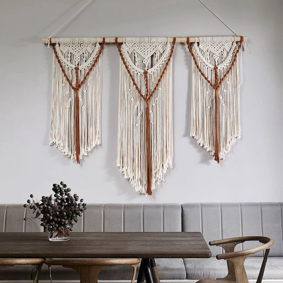 Unisex Macramé Vægophæng Boheme Stil 3