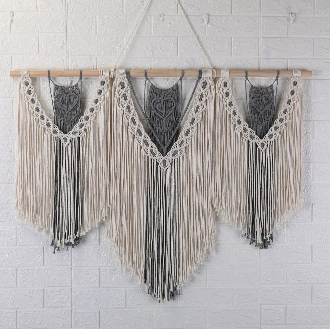 Unisex Macramé Vægophæng Boheme Stil 9