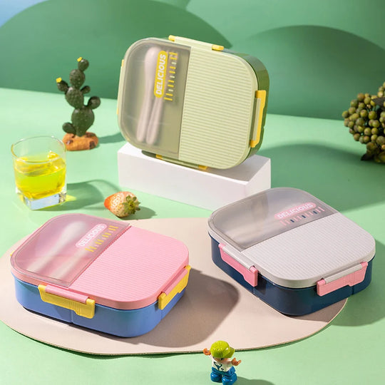 Unisex Madkasse Med Rum Til Børn - Praktisk Og Funktionelt Design 5