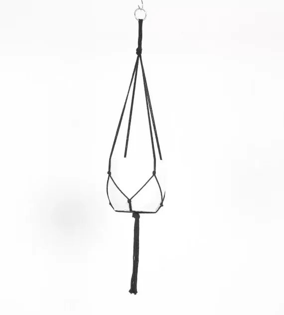 Unisex Makramé Planteholder Hængende Design 0