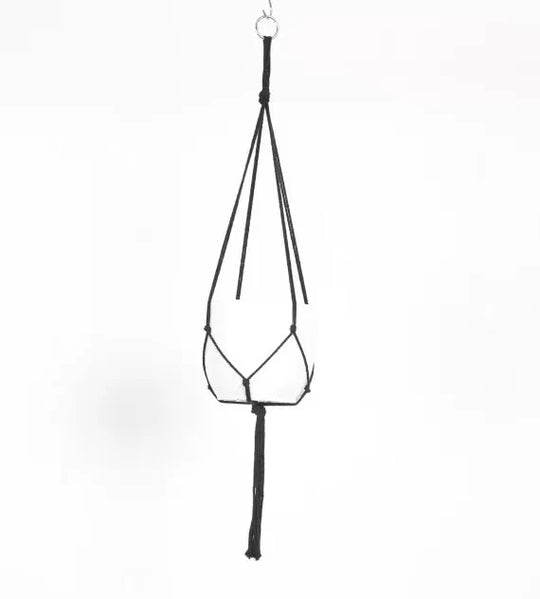 Unisex Makramé Planteholder Hængende Design 0