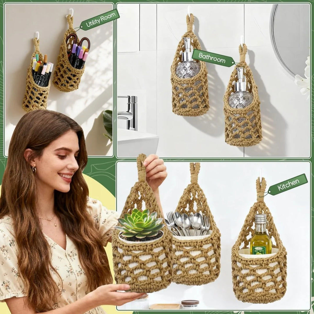 Unisex Makrame Planteophæng Boheme Stil 3