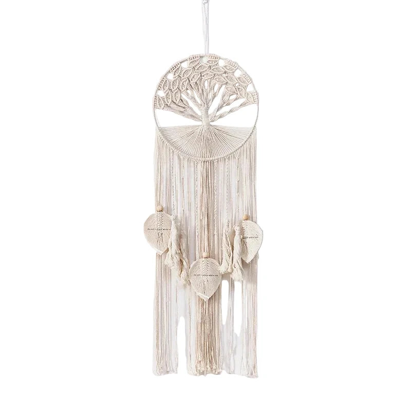 Unisex Makramé Vægophæng med Livets Træ Design 3