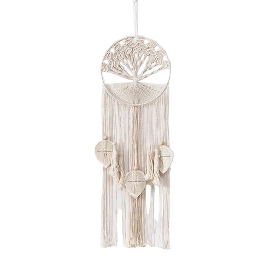 Unisex Makramé Vægophæng med Livets Træ Design 3
