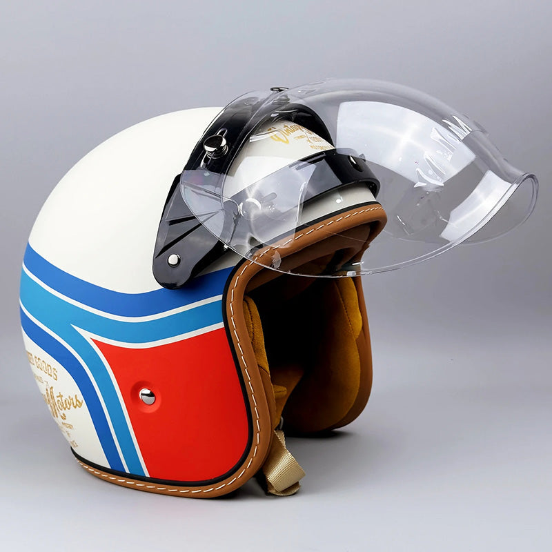 Unisex Motorcykelhjelm Klassisk Stil 2