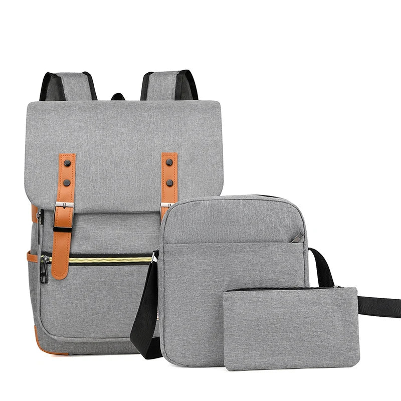 Unisex Multifunctional Backpack Set with Three Pieces 6