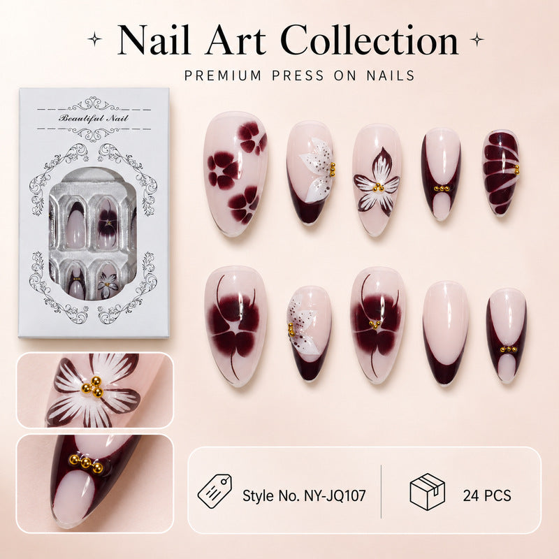 Unisex Nail Art Sæt med Stilfulde Designs 0