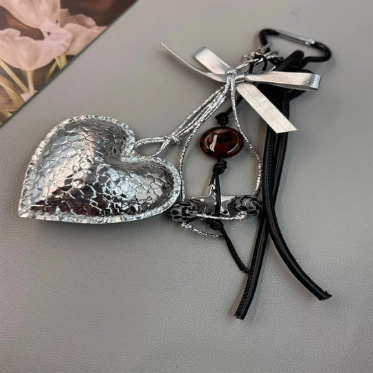 Unisex Nøglering Hjerteformet Metaldesign 3