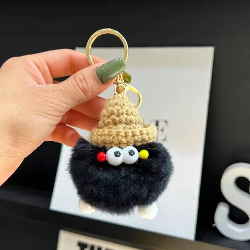 Unisex Nøglering Plys Tegneseriefigur Rund 10