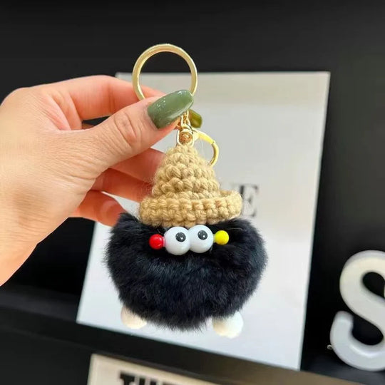 Unisex Nøglering Plys Tegneseriefigur Rund 10