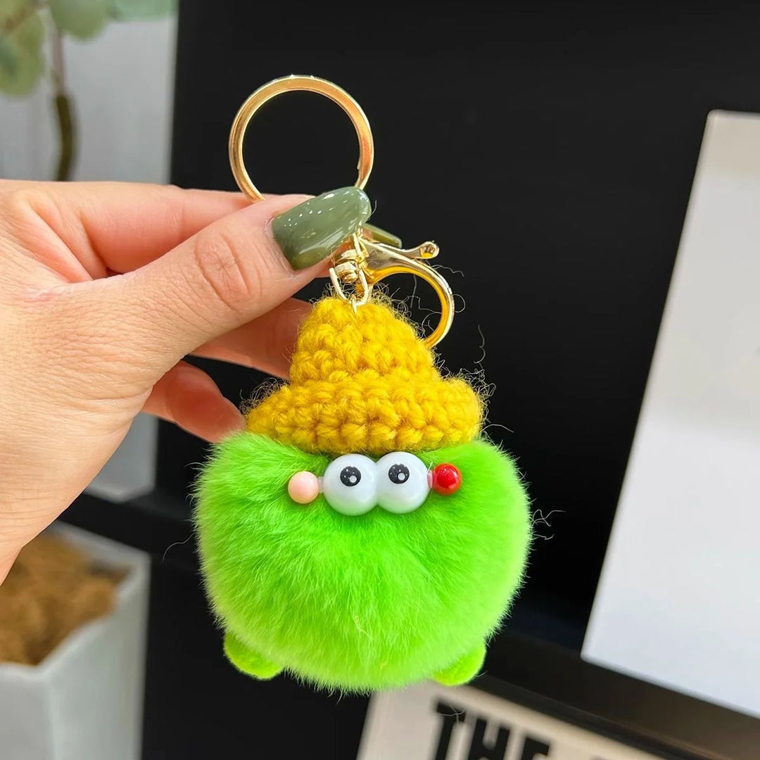 Unisex Nøglering Plys Tegneseriefigur Rund 6