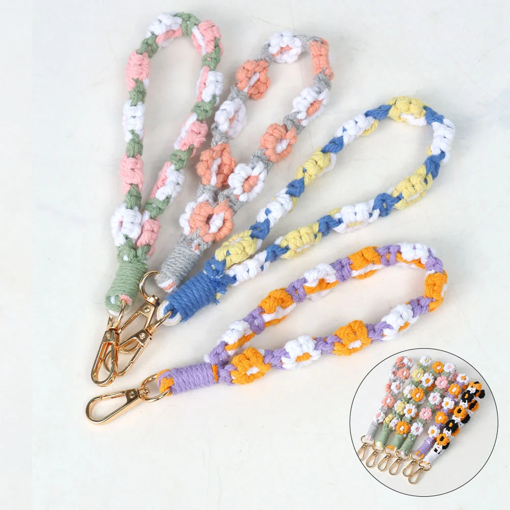 Unisex Nøglering med Blomstermønster 1