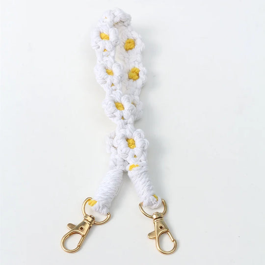 Unisex Nøglering med Blomstermønster 6
