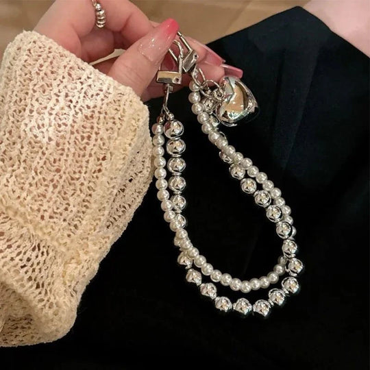 Unisex Nøglering med Perleaccent og Charme 2