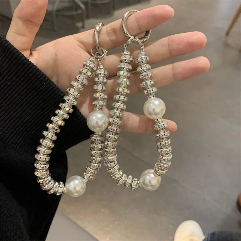 Unisex Nøglering med Perler og Krystal Detaljer 2