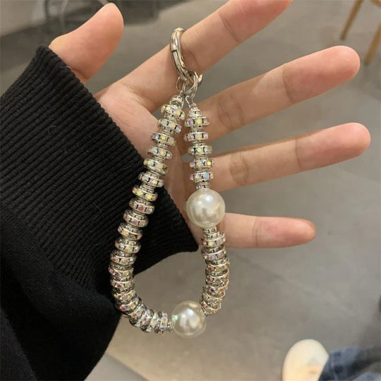 Unisex Nøglering med Perler og Krystal Detaljer 3