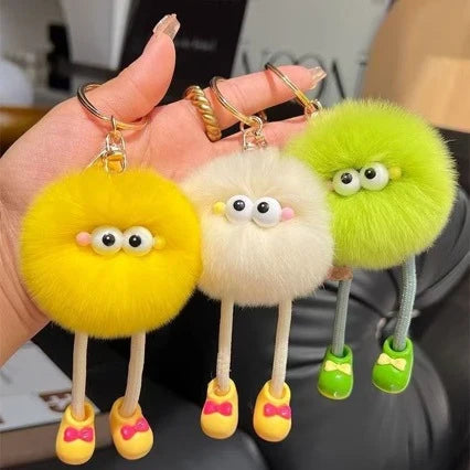 Unisex Nøglering med Plysben og Legende Design 0