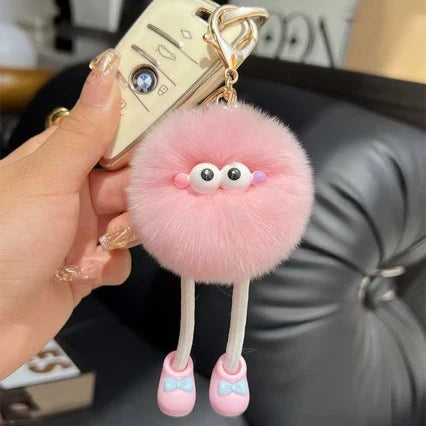 Unisex Nøglering med Plysben og Legende Design 1