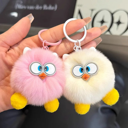 Unisex Nøglering med Plysdyr Design 4