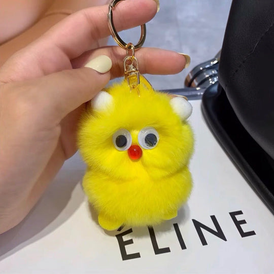 Unisex Nøglering med Plysdyr Design 7