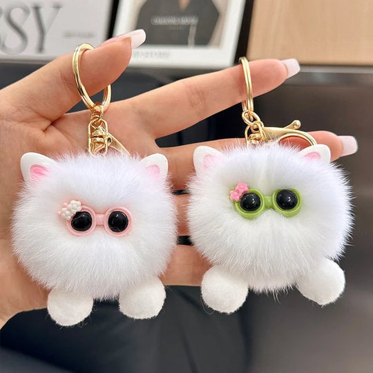 Unisex Nøglering med Plysdyr og Legende Design 1