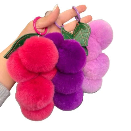 Unisex Nøglering med Pom Pom Design 4