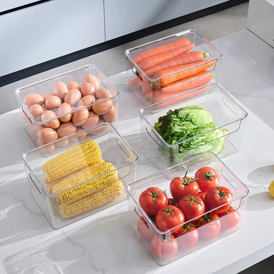 Unisex Opbevaringsbakke Transparent Stabelbar 2