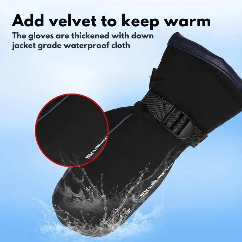 Unisex Opvarmede Handsker Dobbeltsidede USB Genopladelige 3