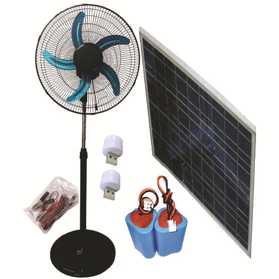 Unisex Piedestalventilator med Solcelledrevet Funktion 0