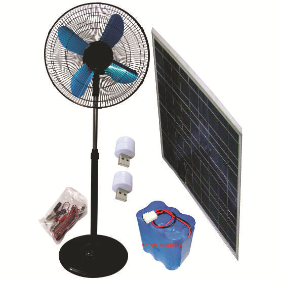 Unisex Piedestalventilator med Solcelledrevet Funktion 1