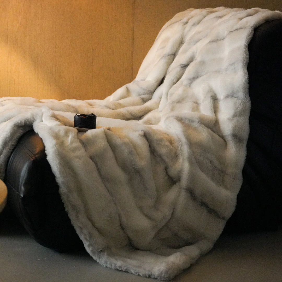 Unisex Quiltet Tæppe Blødt og Isolerende 11