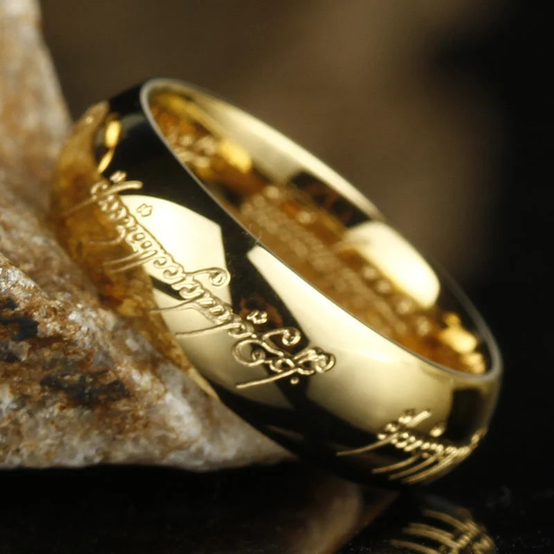 Unisex Ring med Selvlysende Runedesign 7