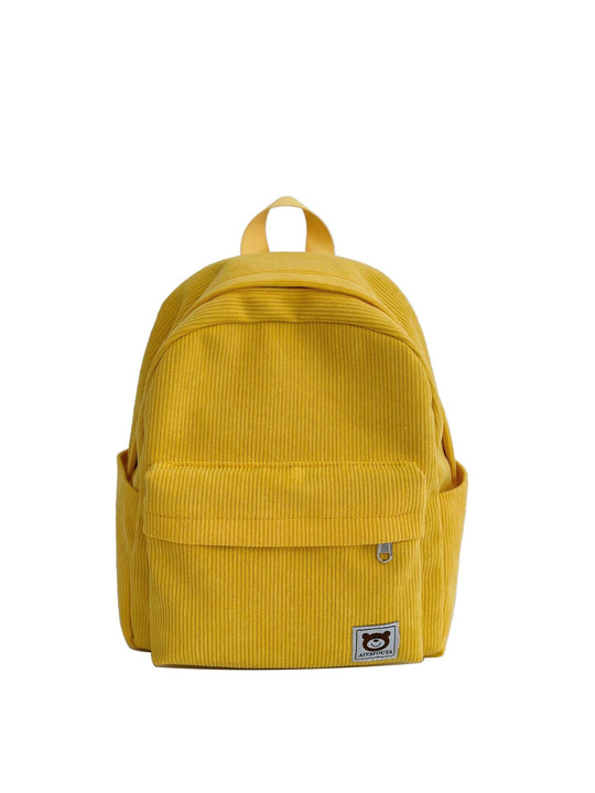 Unisex Rygsæk Corduroy Stilfuld og Praktisk 5