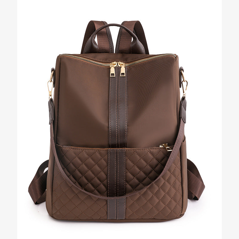 Unisex Rygsæk Quiltet Flere Rum Praktisk Design 1